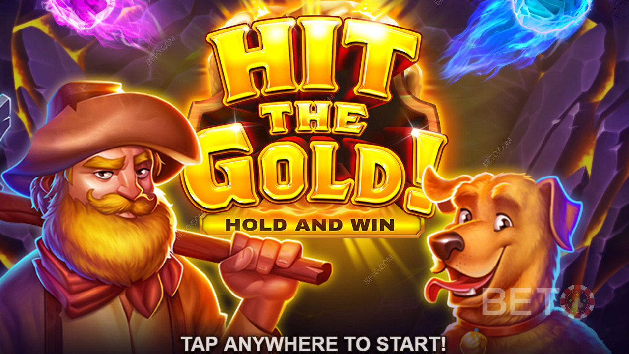 Kaiva esiin laulamattomia ja kadonneita rikkauksia räikeässä Hold & Win -nimikkeessä, Hit the Gold! nettikolikkopelissä.