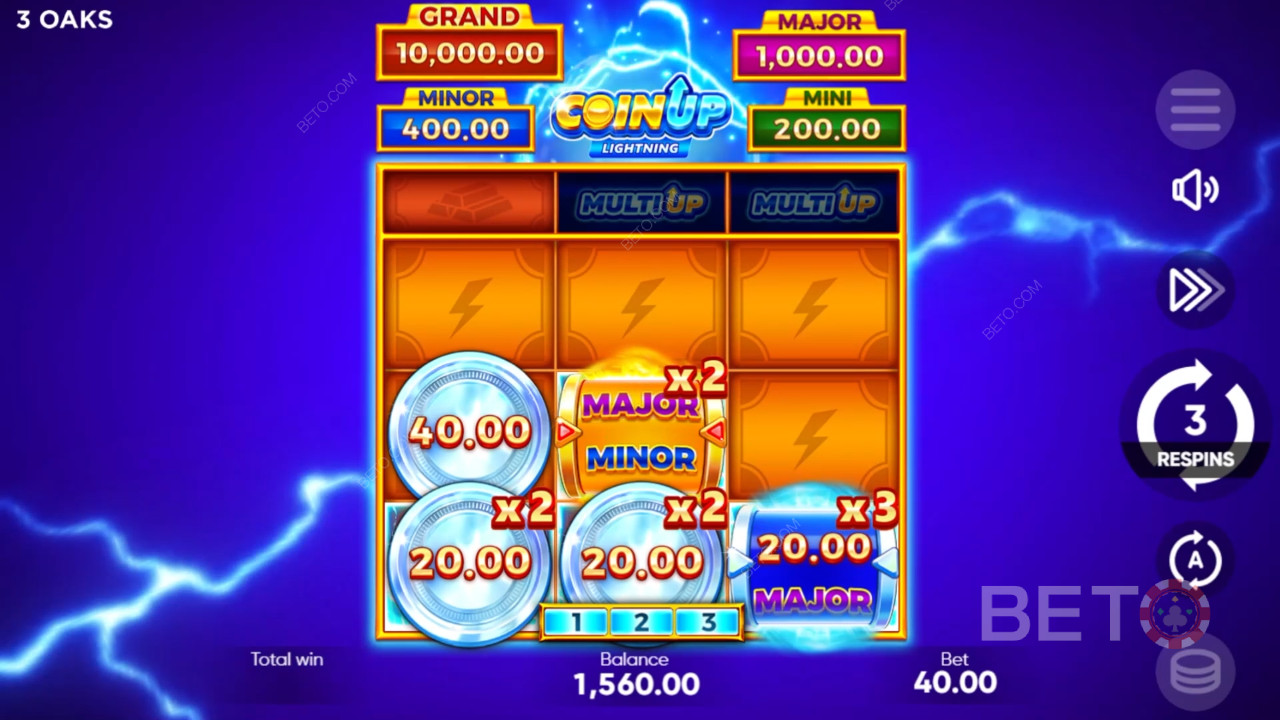 Tuomio Coin Upille: Lightning Online Slot