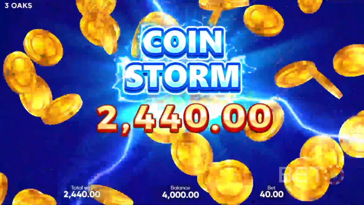 Voita 500-kertainen panoksesi Coin Up -pelissä: Lightning kolikkopelissä!