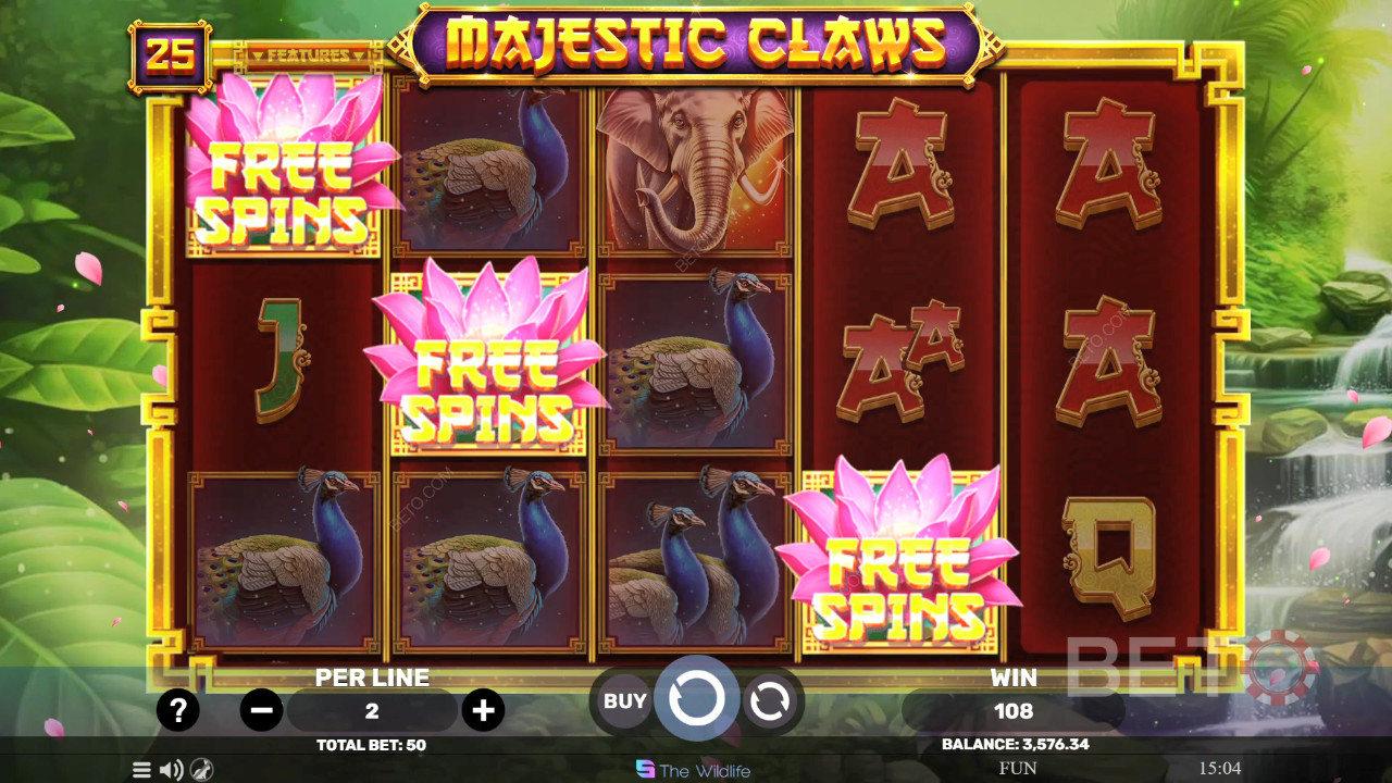 Majestic Claws arvostelu BETO Slotsilta