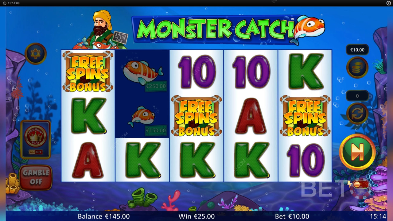 Monster Catch arvostelu BETO Slotsilta