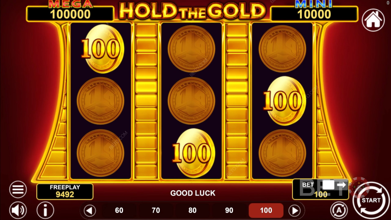 Hold The Gold arvostelu BETO Slotsilta