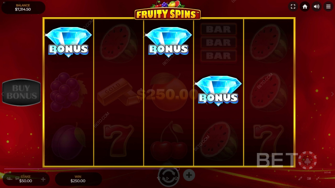 Fruity Spins arvostelu by BETO Slots