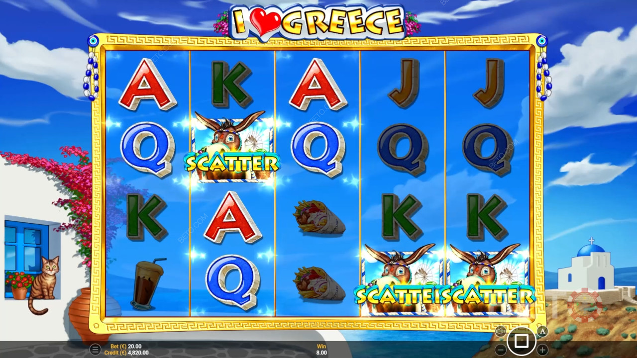 I Love Greece Arvostelu by BETO Slots