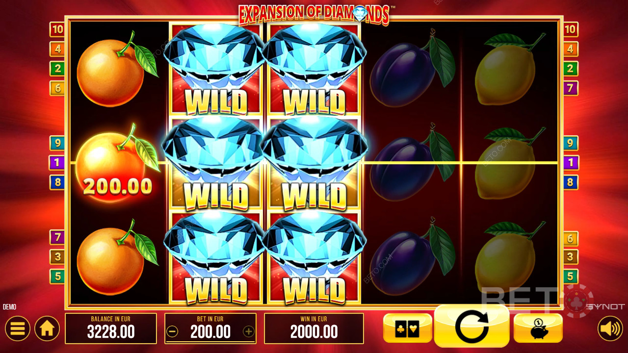 Expansion of Diamonds Review by BETO Slots