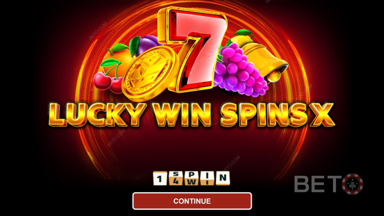Voita 2,500x panoksesi Lucky Win Spins X -videokolikkopelissä!