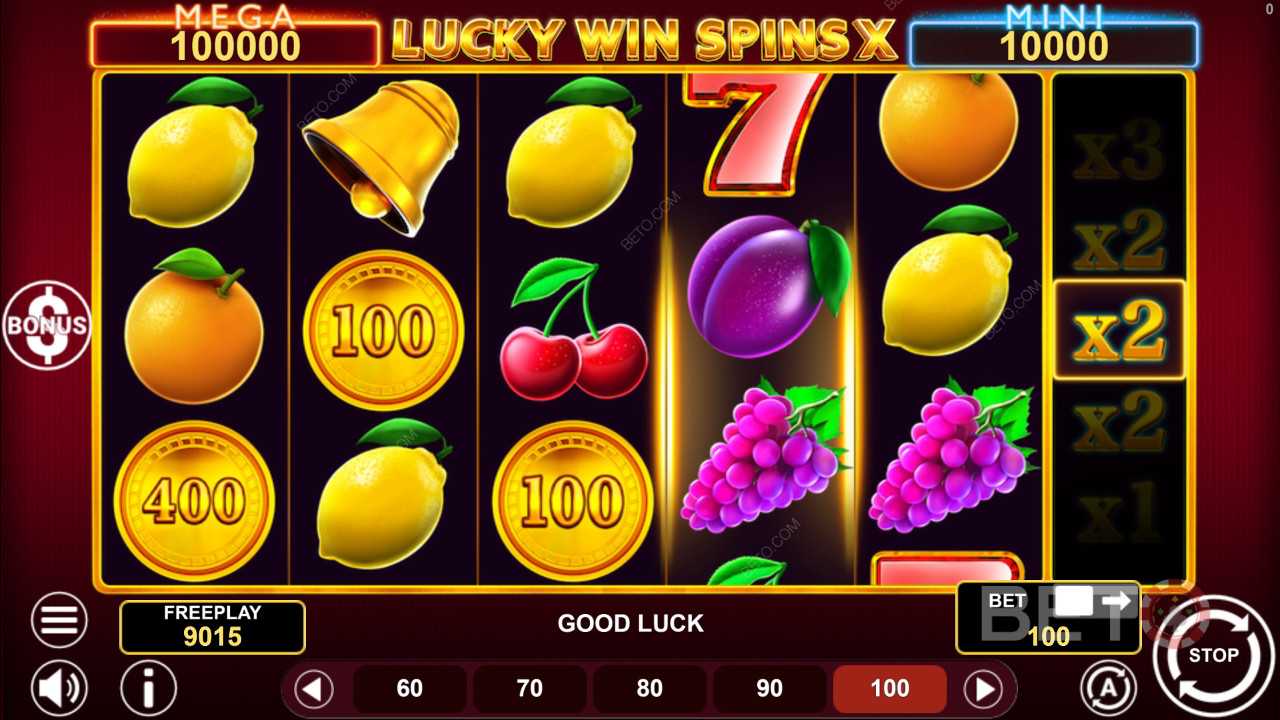Lucky Win Spins X arvostelu BETO Slotsilta