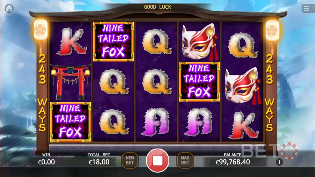 Nine Tailed Fox arvostelu BETO Slotsilta