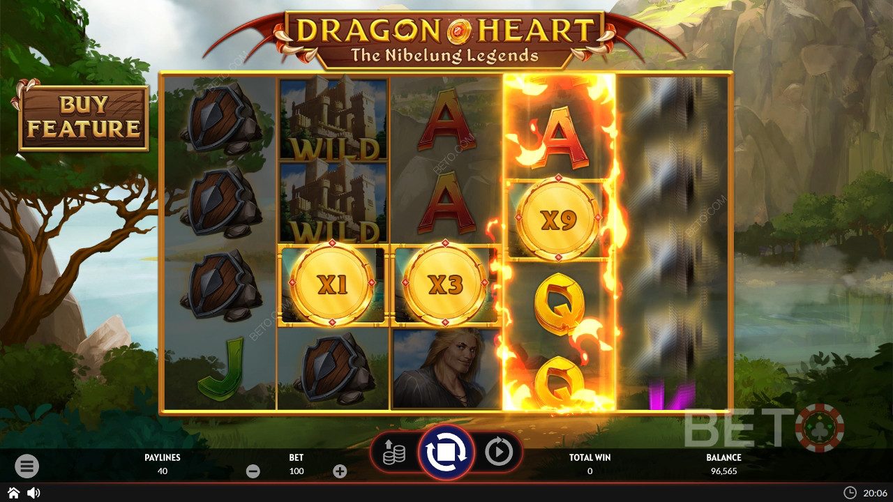 Dragonheart - Nibelung Legends arvostelu BETO Slotsilta