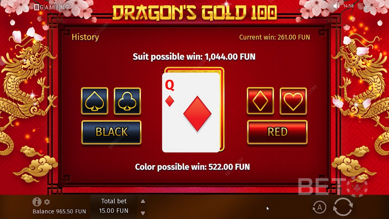 Erityinen Gamble-bonus Dragon