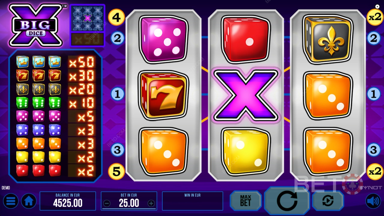 Big X Dice Pelaa Ilmaiseksi
