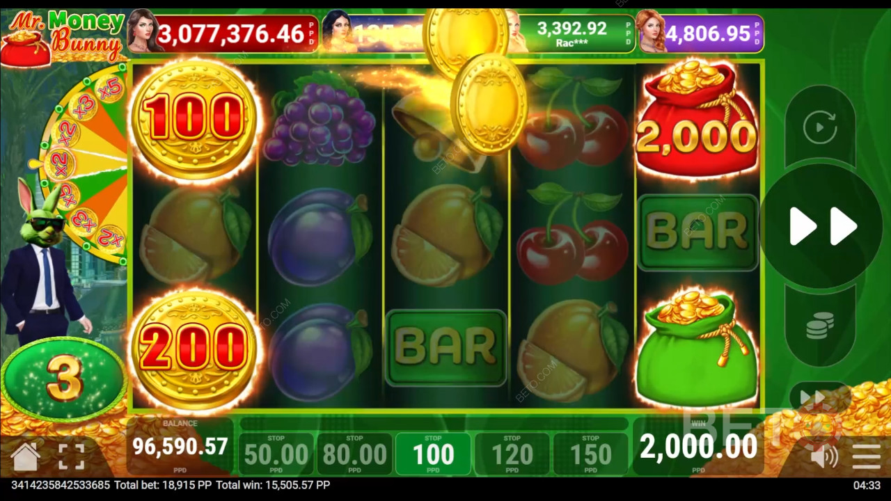 Voita 3,500x panoksesi Money Bunny -videokolikkopelissä!