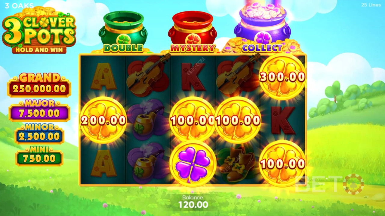 3 Clover Pots Pelaa Ilmaiseksi