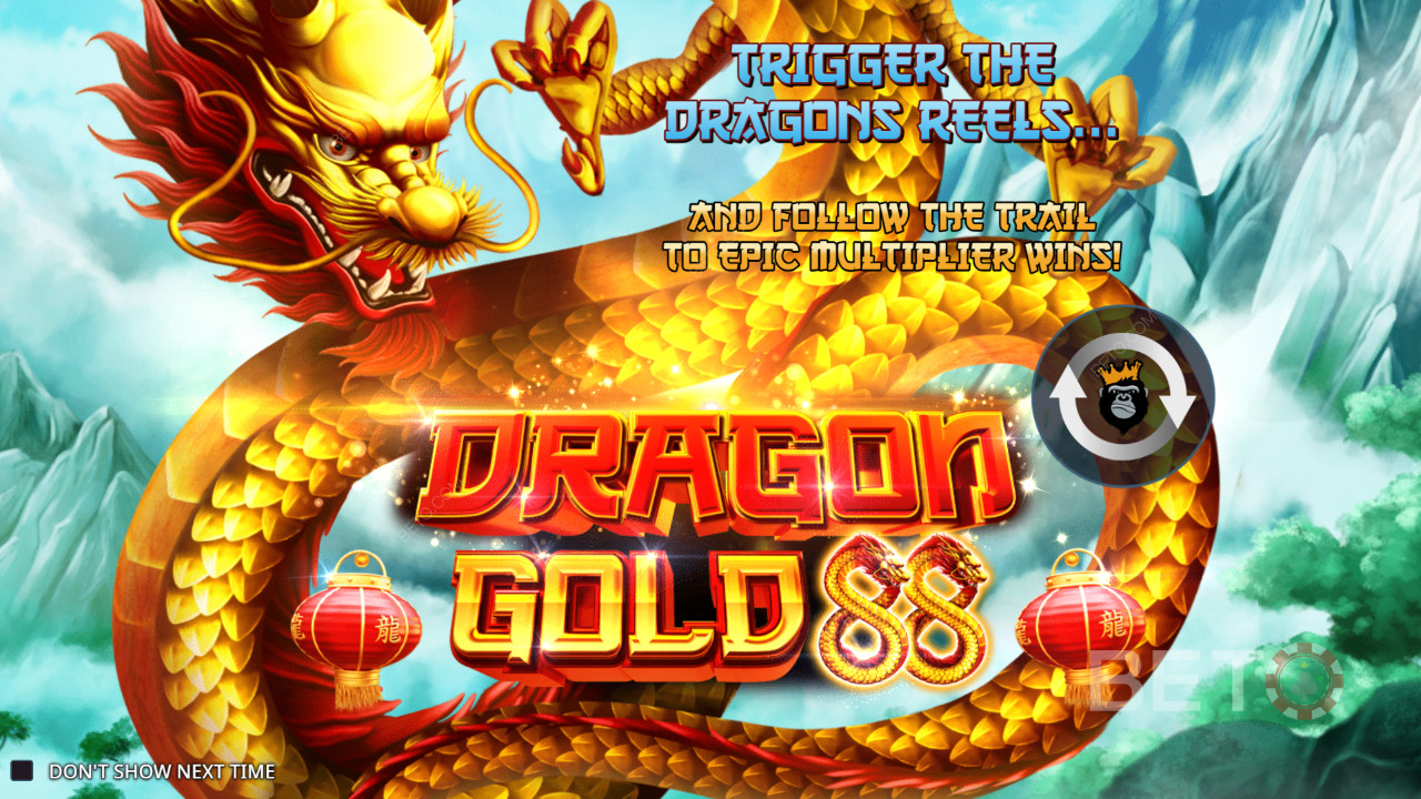 Voita 5000x panoksesi Dragon Gold 88 -kolikkopelissä!