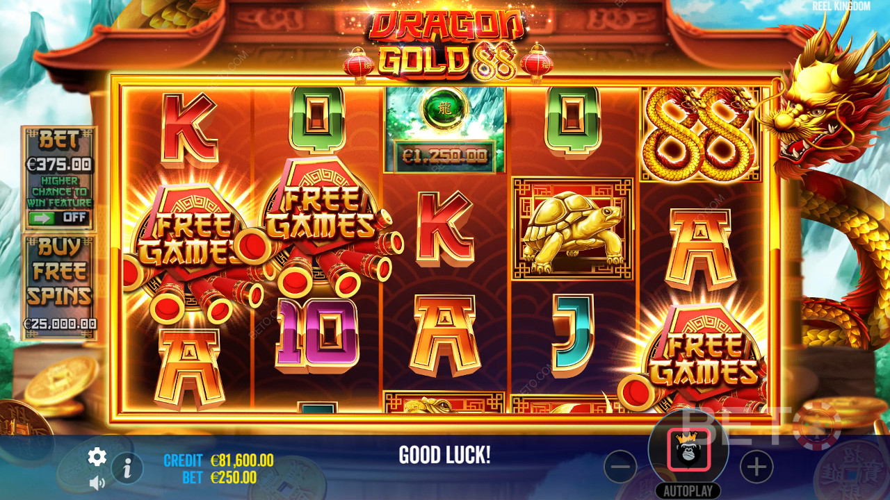 Dragon Gold 88 arvostelu BETO Slotsilta