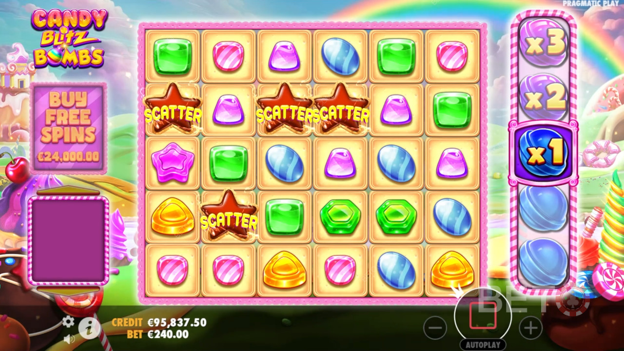 Candy Blitz Bombs arvostelu BETO Slotsilta