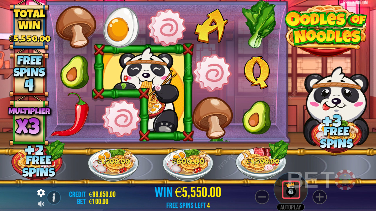 Oodles of Noodles arvostelu by BETO Slots