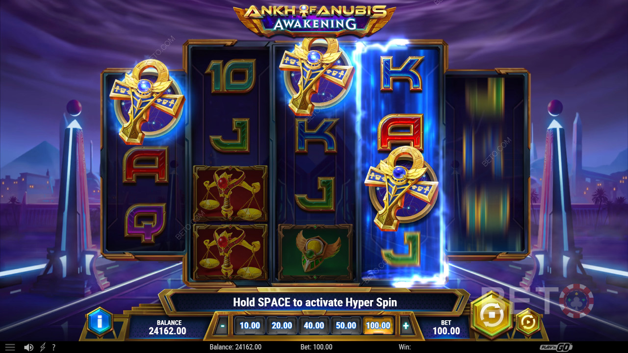 Ankh of Anubis Awakening arvostelu BETO Slotsilta