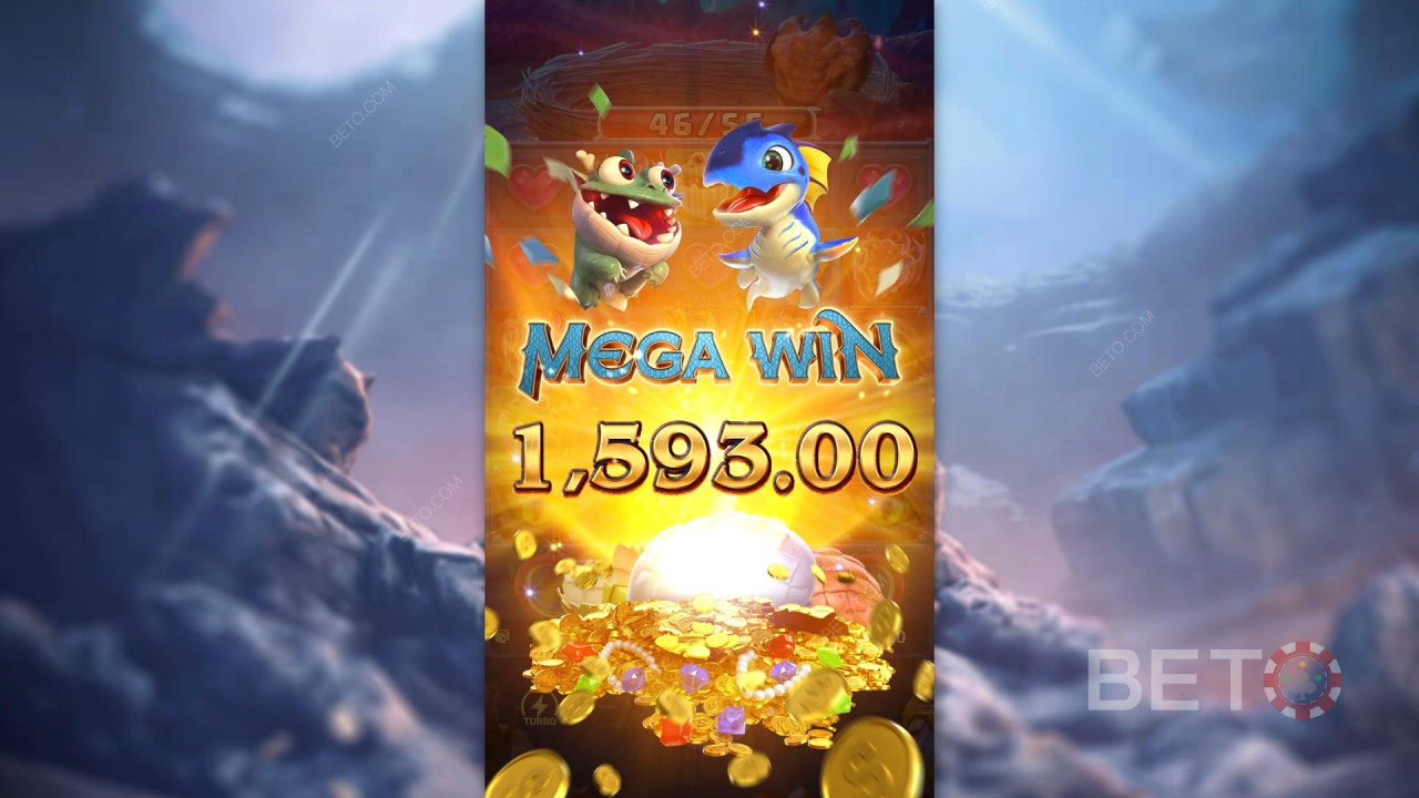 Voita 2,500x panoksesi Dragon Hatch 2 -nettikolikkopelissä!
