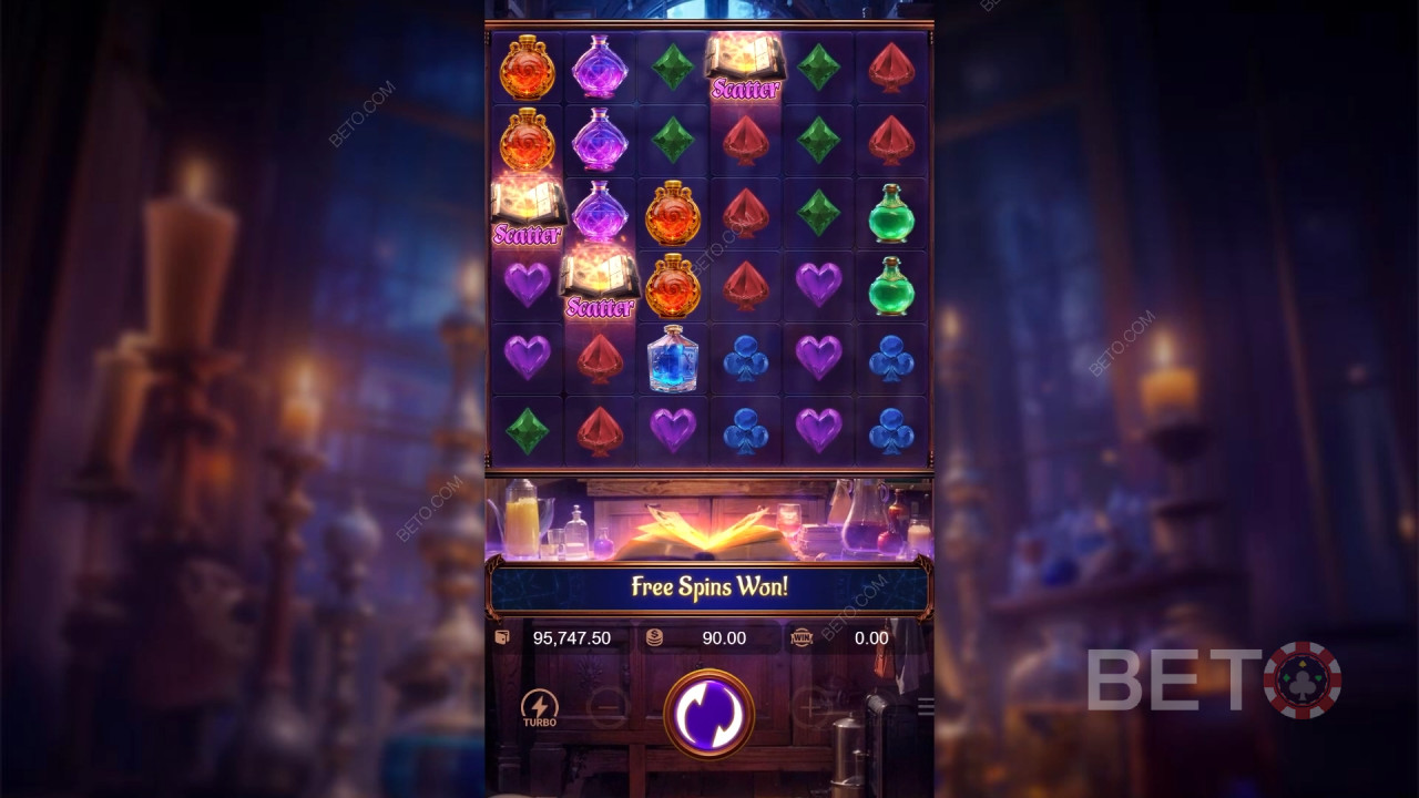 Mystic Potion arvostelu by BETO Slots