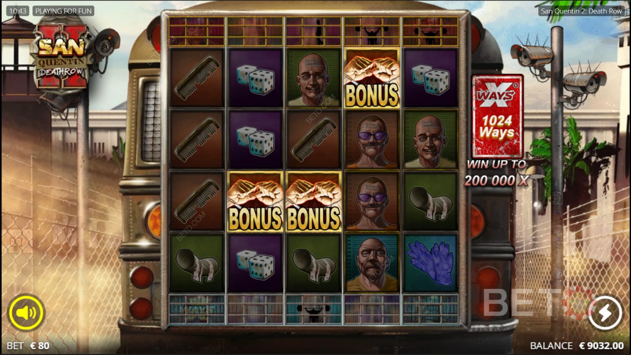 San Quentin 2 Arvostelu by BETO Slots