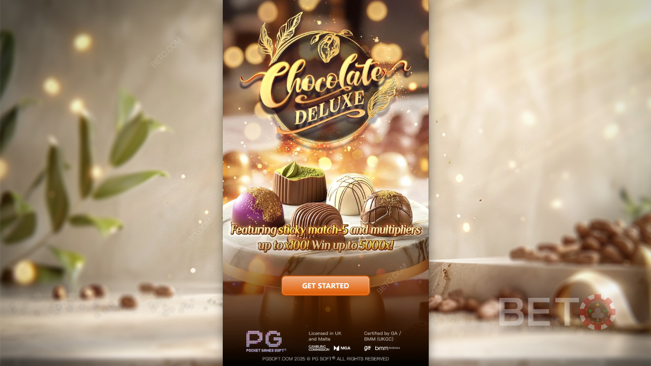 Voita 5000x panoksesi Chocolate Deluxe -videokolikkopelissä!