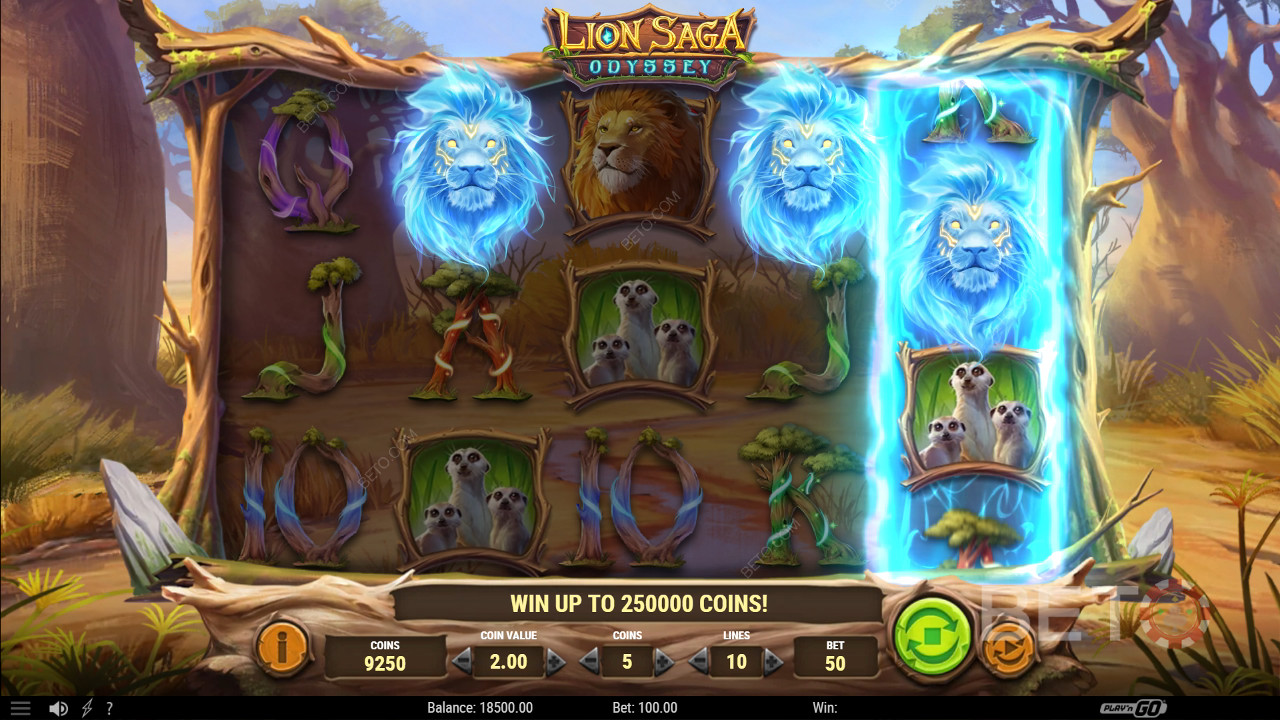 Lion Saga Odyssey arvostelu BETO Slotsilta