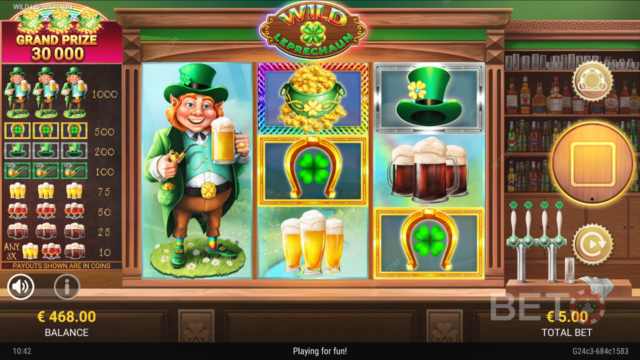 Wild Leprechaun arvostelu by BETO Slots