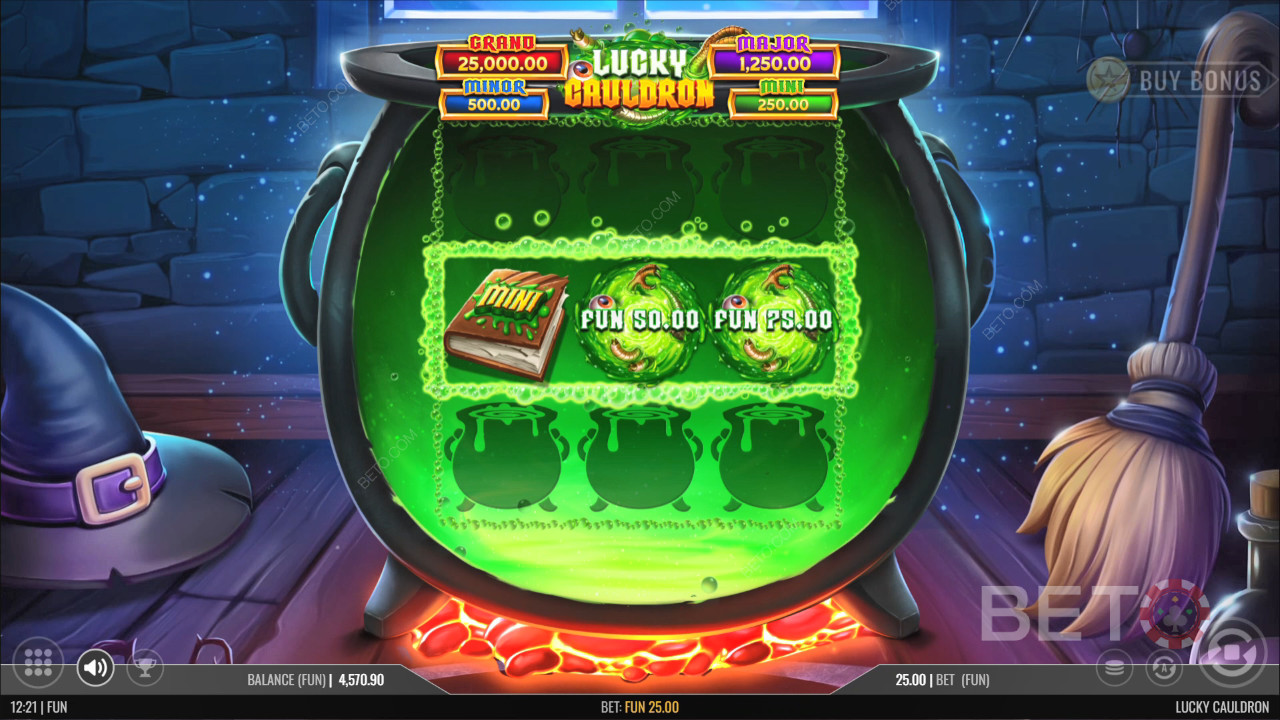 Lucky Cauldron arvostelu by BETO Slots