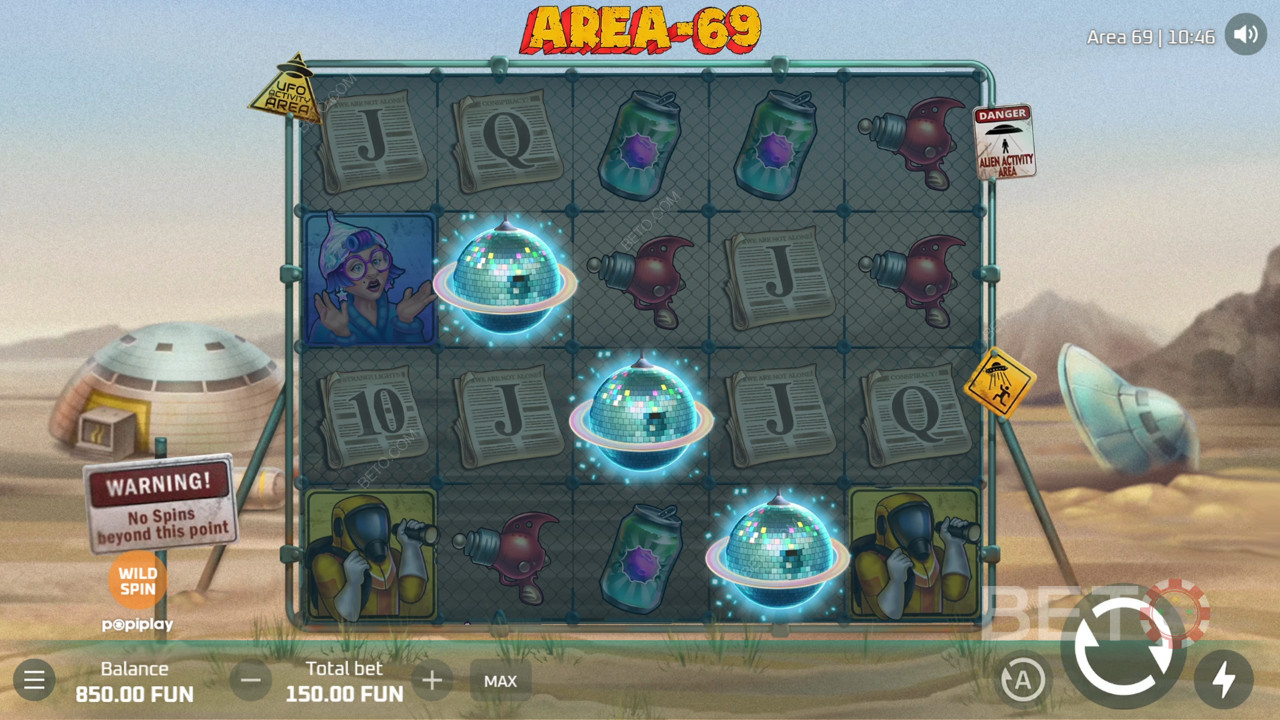 Area 69 arvostelu BETO Slotsilta