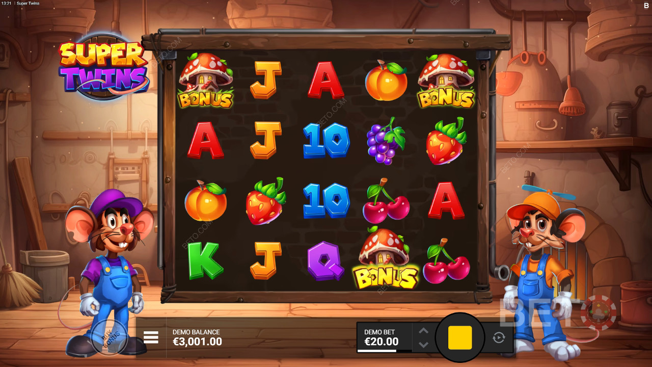 Super Twins Review by BETO Slots