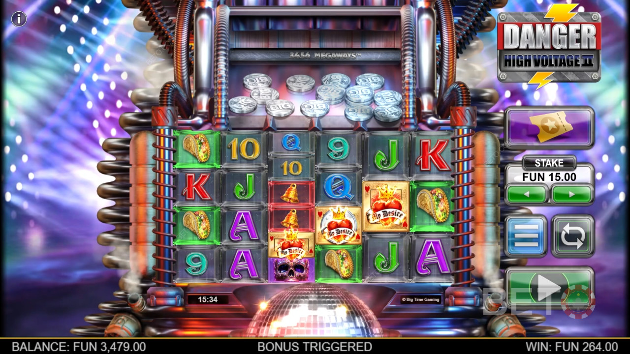 Vaara! High Voltage 2 arvostelu BETO Slots