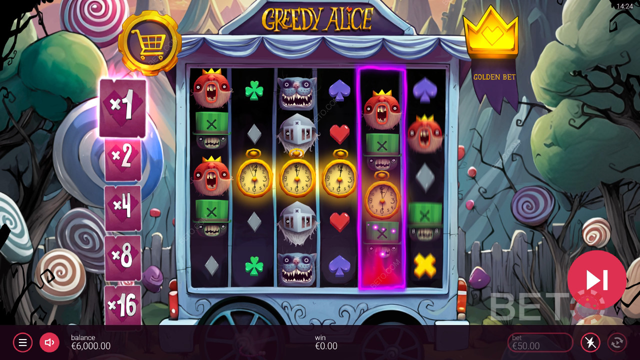 Greedy Alice arvostelu BETO Slotsilta
