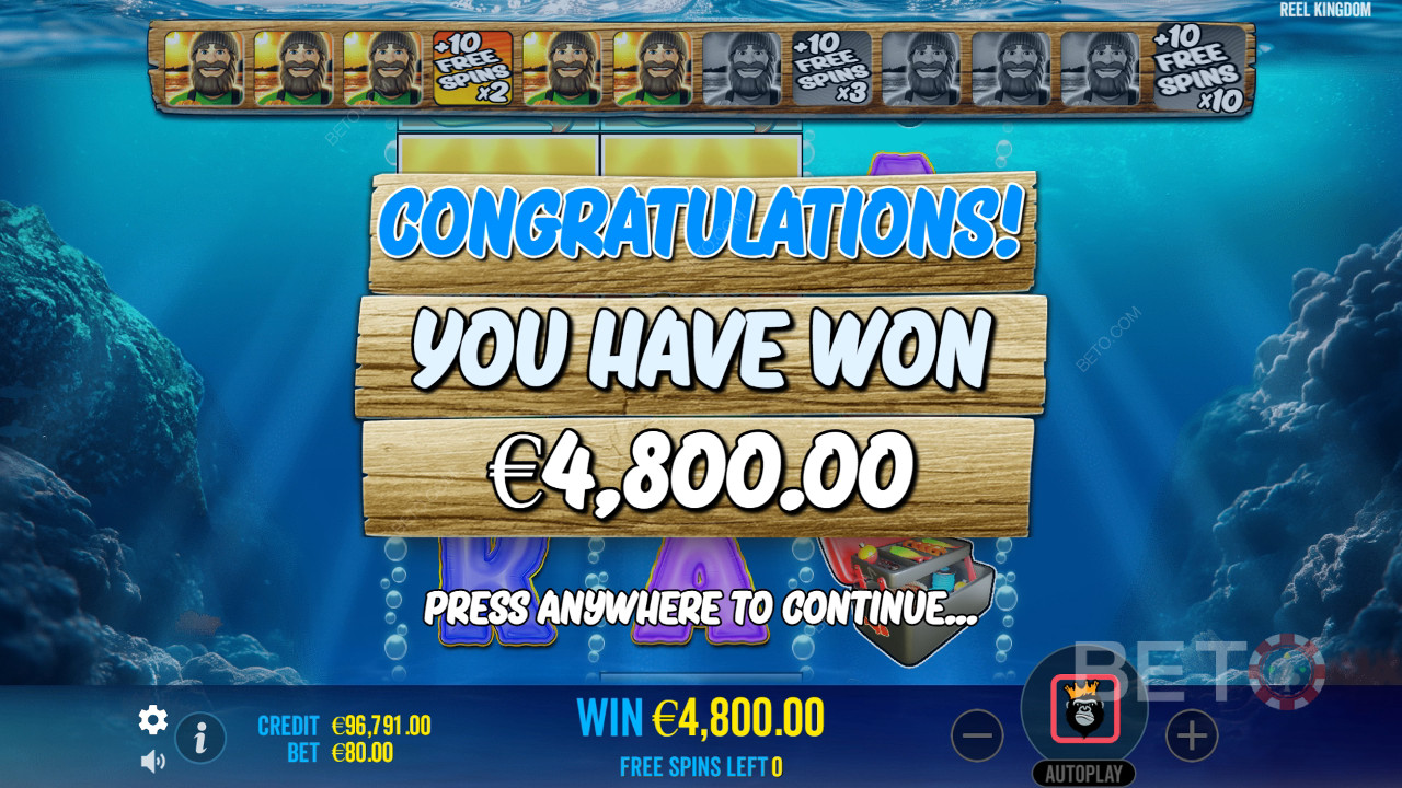 Voita 5,000x panoksesi Big Bass Bonanza 3 Reeler -kolikkopelissä verkossa!
