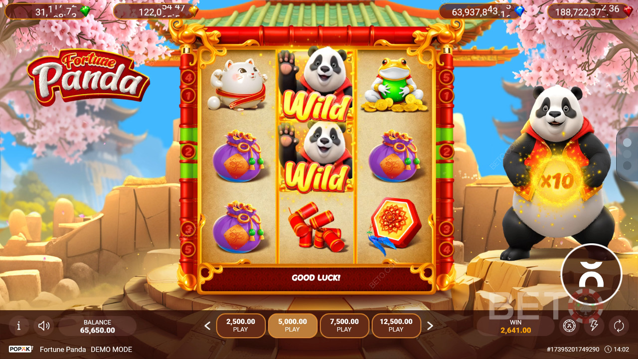 Pelaaminen Popok Gamingin Fortune Panda -pelissä