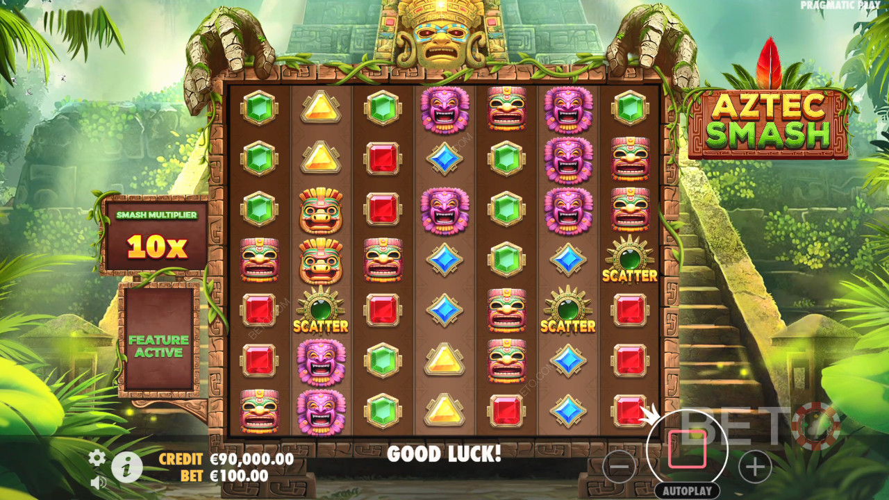 Aztec Smash arvostelu BETO Slotsilta
