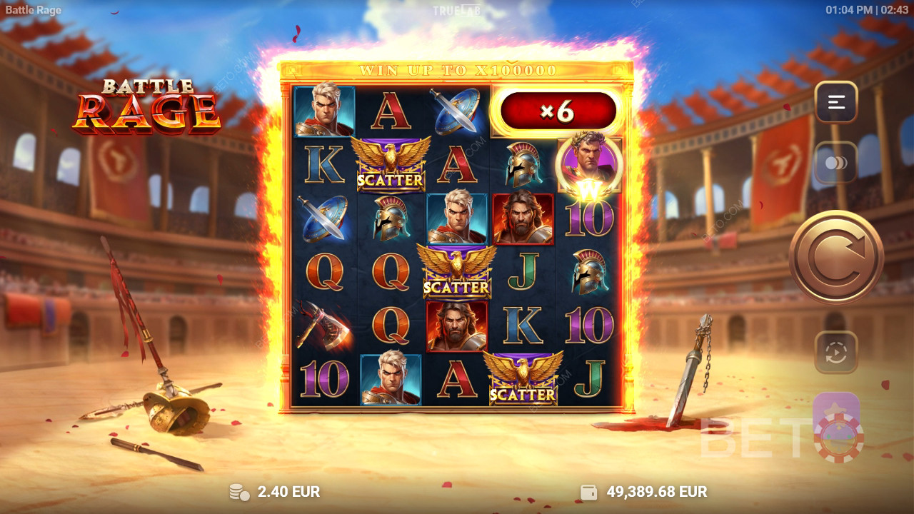 Battle Rage arvostelu BETO Slotsilta