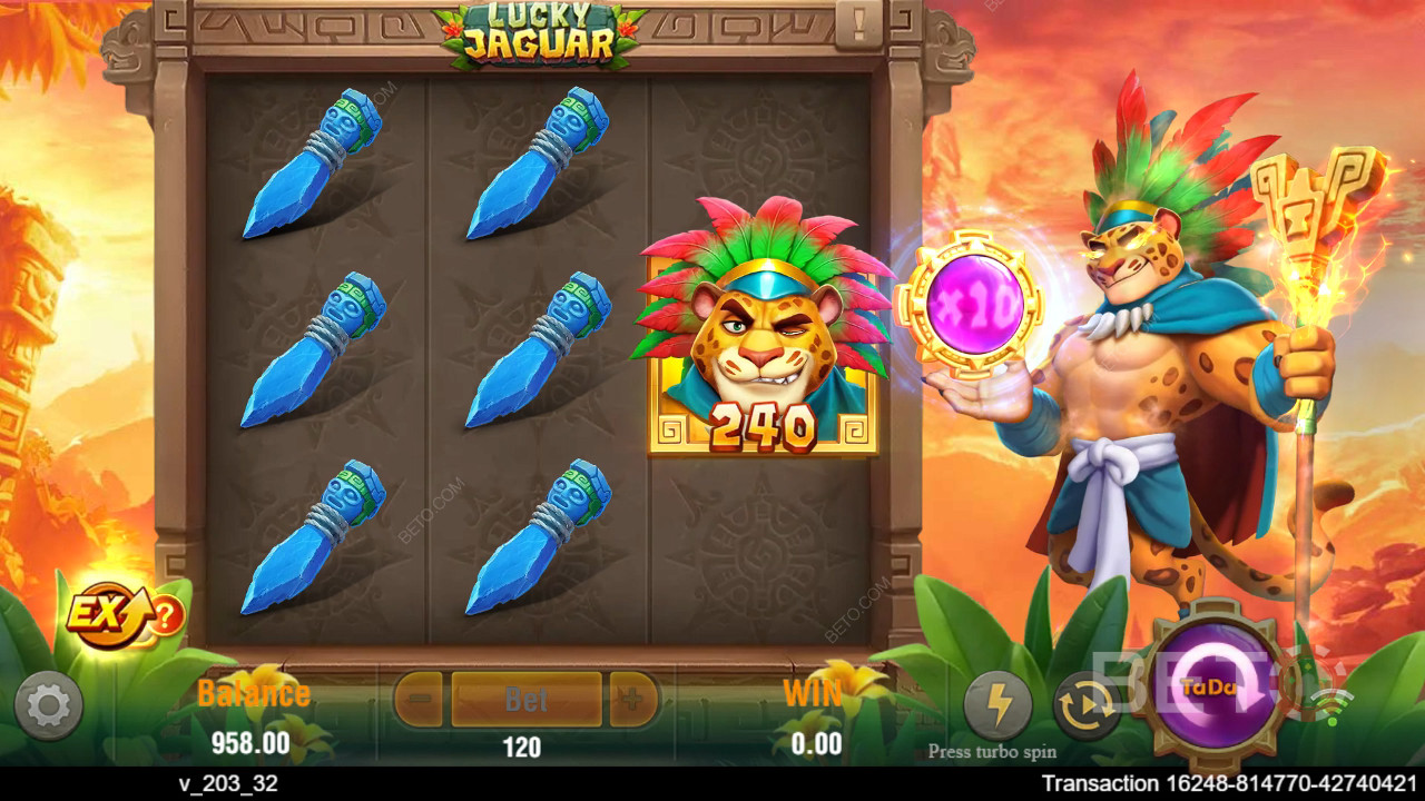 Pelaaminen TaDa Gamingin Lucky Jaguar -pelissä