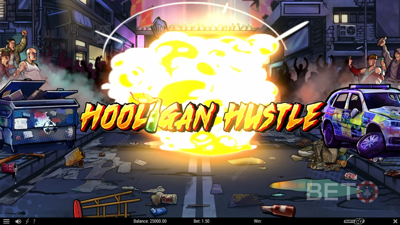 Nauti jalkapallofanien välisestä taistelusta Hooligan Hustle -nettikolikkopelissä.