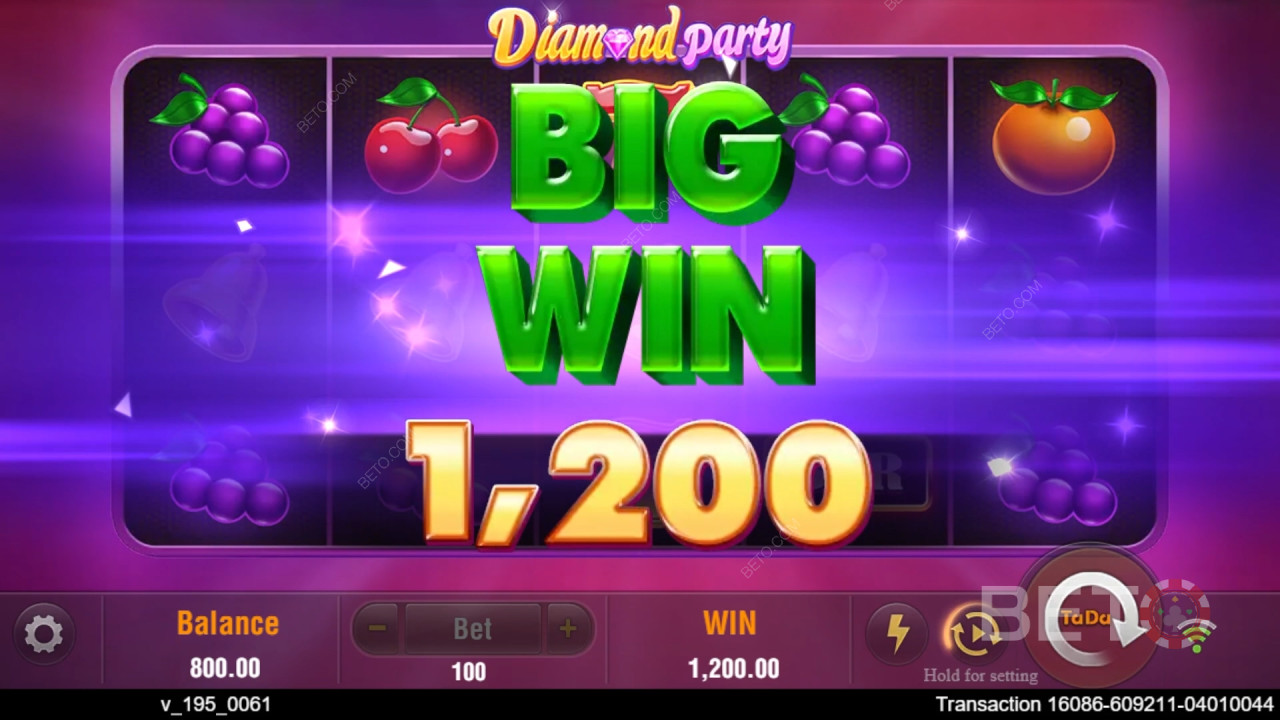 Diamond Party arvostelu BETO Slotsilta