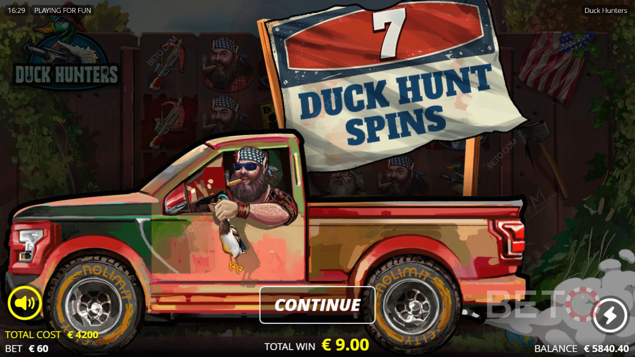 Bonusominaisuudet selitetty Duck Hunters by Nolimit City