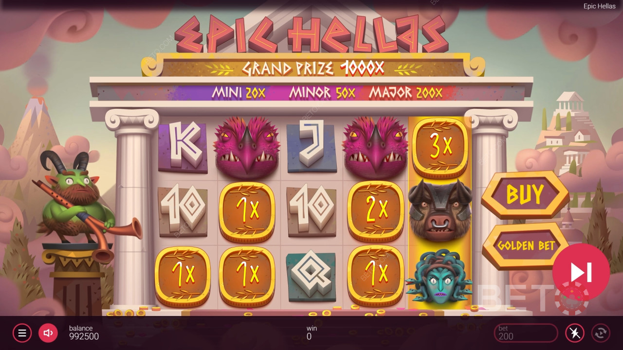 Epic Hellas arvostelu by BETO Slots