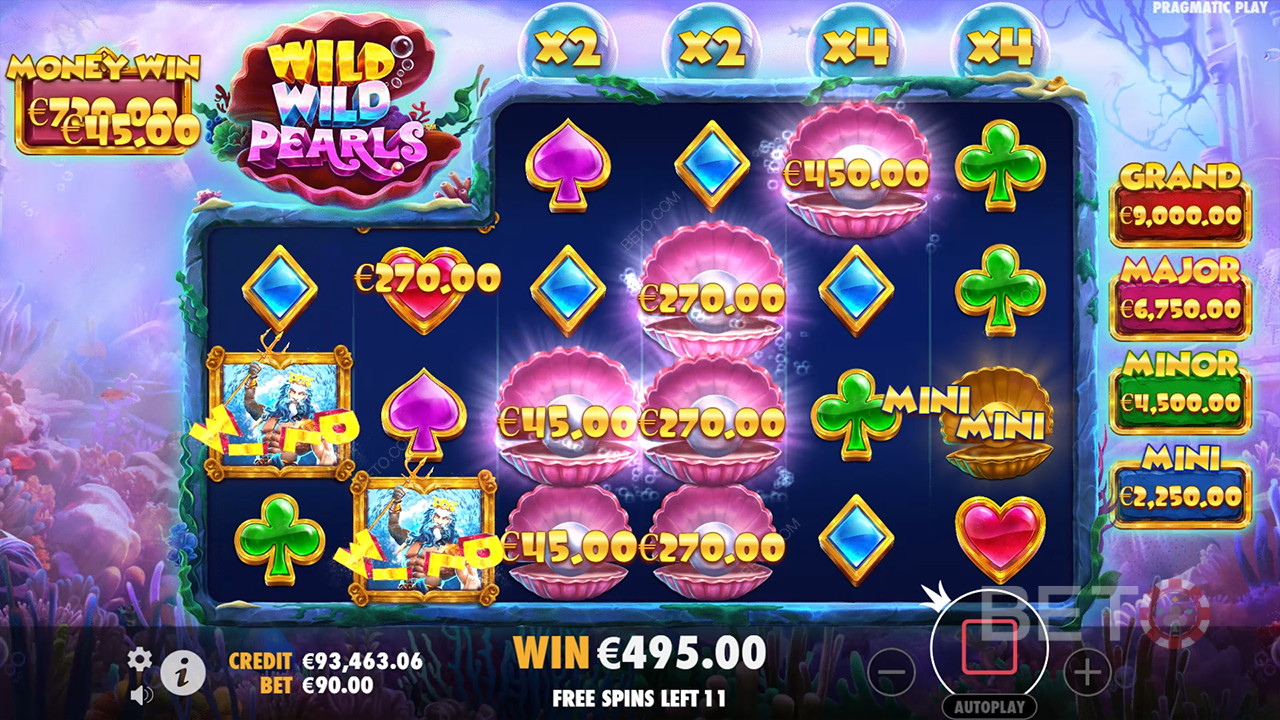 Wild Wild Pearls arvostelu by BETO Slots