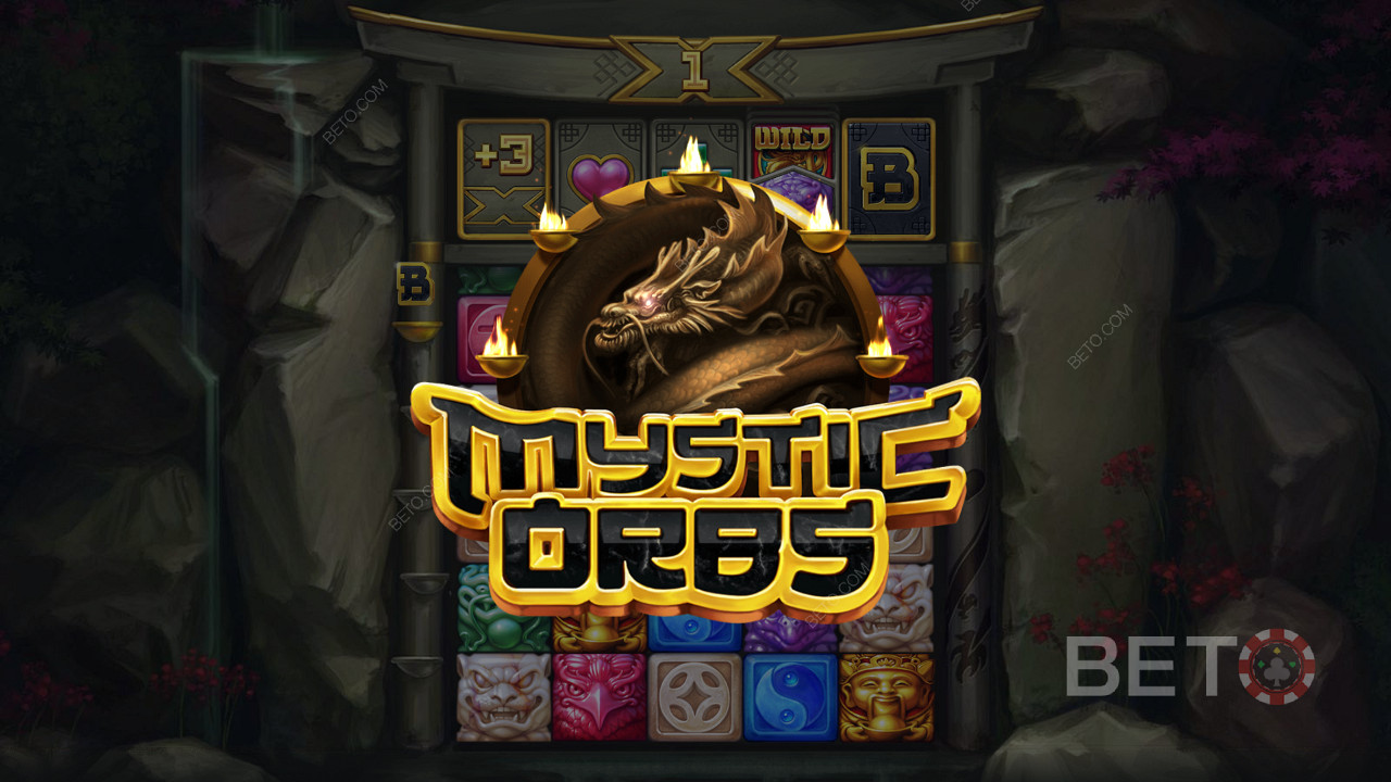 Tue kohtaloasi onnea varjelevaa lohikäärmettä vastaan Mystic Orbs -kolikkopelissä.