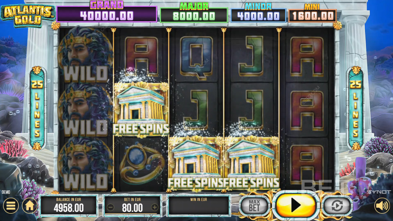 Atlantis Gold (SYNOT) Pelaa Ilmaiseksi
