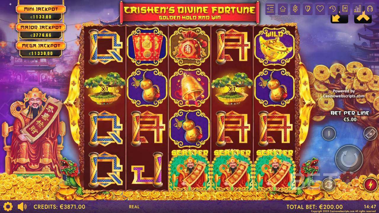 Caishen's Divine Fortune Pelaa Ilmaiseksi