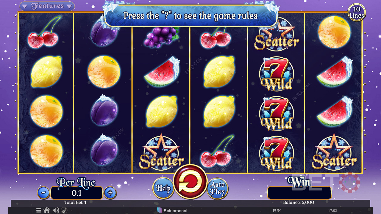 Fruits On Ice Collection 10 Lines Pelaa Ilmaiseksi