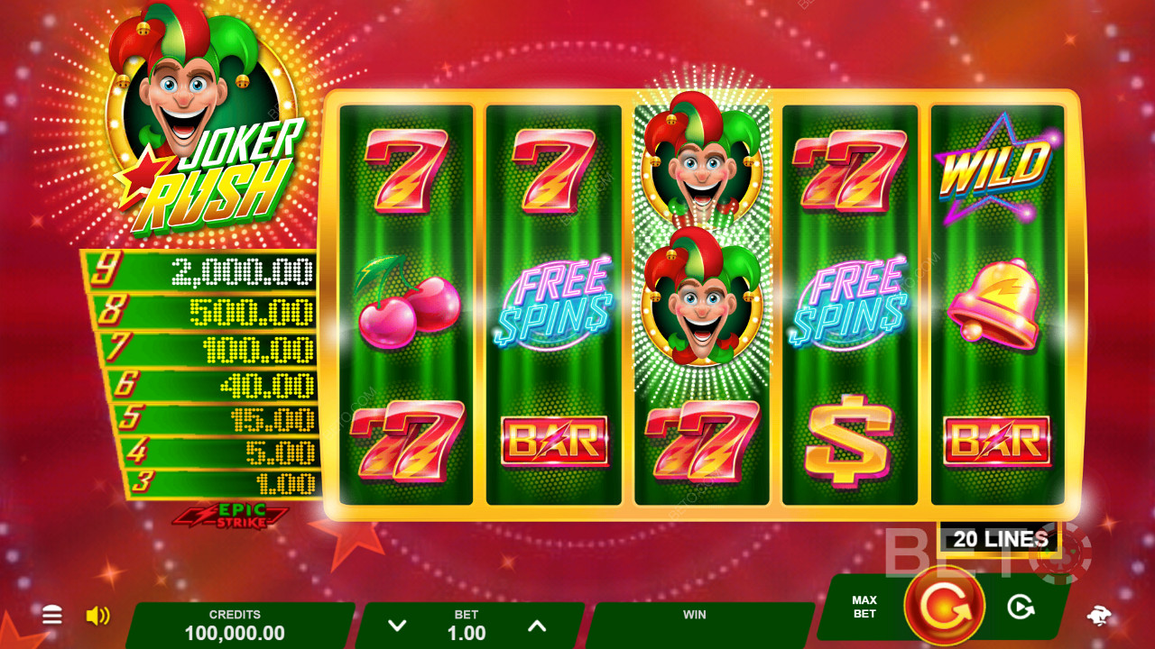 Joker Rush Pelaa Ilmaiseksi