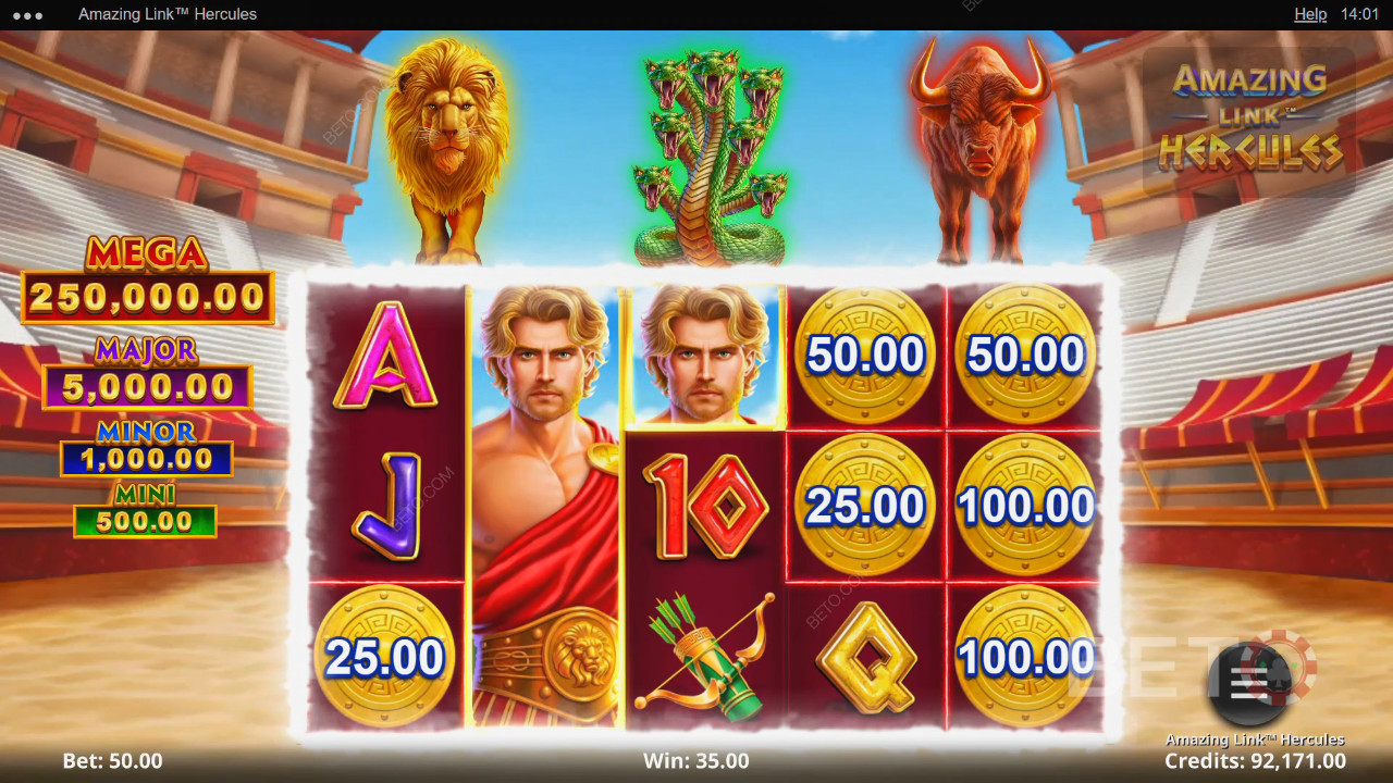 Amazing Link Hercules arvostelu BETO Slotsilta
