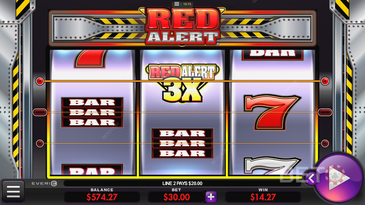 Red Alert arvostelu BETO Slotsilta
